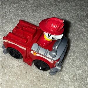 Paw Patrol Red Fire Truck with Marshall Figure